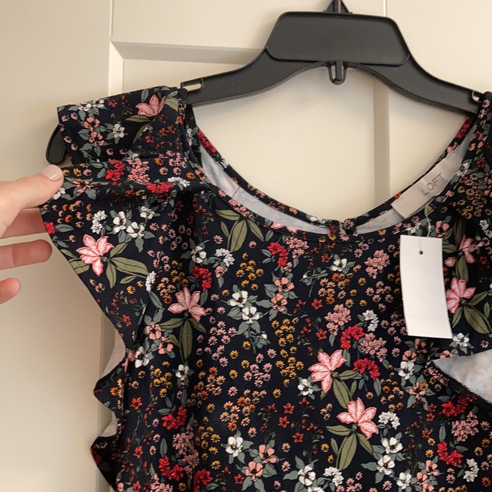 LOFT Floral Dress Size Small